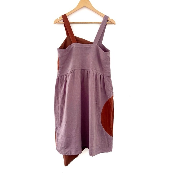 Correll Correll | Olka Linen Dress Copper Grape Size Small - Picture 8 of 11